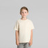 A kids' classic tee in a light beige colour, featuring a simple design and short sleeves.