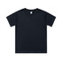 A plain black youth classic tee featuring a crew neck and short sleeves. It has a small logo on the label.