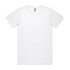 A plain white T-shirt featuring a logo at the neck. The shirt has a classic crew neckline and short sleeves.