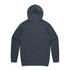 A dark grey hoodie with a hood and long sleeves, featuring a simple design and no visible branding.