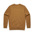 A brown jumper with long sleeves and a round neckline. The back is plain with no visible branding.
