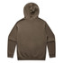 A faded brown hoodie with a kangaroo pocket and a hood, featuring a simple design without visible text or branding.