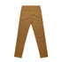 A pair of brown slacks with a fitted style, featuring two back pockets and no visible branding.
