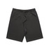 Faded stadium shorts in a dark grey colour, featuring an elastic waistband and pockets. Includes a logo.