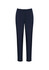 Women's cool stretch ultra comfort waist pant in navy, featuring a fitted design and elastic waistband.