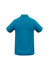 A blue Crew Men's Polo shirt with a simple design and a logo on the back.
