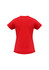 A red short sleeve women's tee featuring a fitted design and no visible logos. Plain back view.