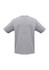 A grey short sleeve T-shirt with a relaxed fit. It features a simple design and has a logo.