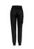 Black women's jogger scrub pants featuring a slim leg design and elastic waistband. Includes side and back pockets.