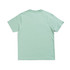 A mint green unisex modern fit t-shirt with short sleeves and a simple design on the back.