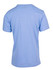 A light blue modern fit t-shirt with short sleeves and a plain back design. It includes a logo.