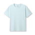 A light blue unisex modern fit t-shirt with short sleeves and a round neckline, featuring a label inside.
