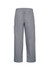Classic unisex scrub cargo pants in grey with two side pockets and an elastic waistband. Features a logo.