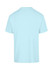 A light blue unisex loose T-shirt with short sleeves, featuring a plain back design.