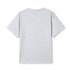 A light grey kid's regular T-shirt with a simple design, featuring a logo on the back.