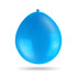 A 30cm blue balloon with a smooth and shiny surface.