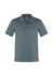 A men's polo shirt in a dark blue-grey shade with a collar, short sleeves, and a logo on the chest.