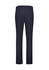 A pair of navy women's pull-on pants with a mid-rise design and a smooth finish. Features a logo on the waistband.