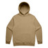 A beige hoodie with a front pocket and a single-colour design, featuring a hood and no visible logos.