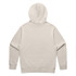A light beige hoodie with a hood, featuring a plain back and no visible branding.