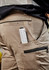 Men's street-style stretch pants in grey with cuffed hems, featuring side pockets and a ruler in the back pocket.