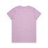 A light purple t-shirt with a simple design, featuring a logo on the back.