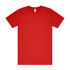 A red Block Tee with a simple design and a discreet logo on the label.