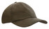 A water-resistant polynosic cap in olive green, featuring a curved brim and an adjustable fit.