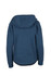 A blue women's/junior hoodie made from soft cotton and bonded polar fleece, featuring a hood and long sleeves.