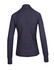 A dark grey women's jacket with long sleeves and a high collar, featuring a subtle logo.