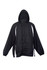 A black and white men's shower proof Sportech nylon jacket with a hood. Features a logo on the front.