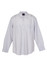 A light grey long sleeve military-style button-up shirt with two front pockets and a logo.