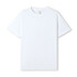 A white unisex Hype t-shirt with short sleeves and a tag, featuring a logo.