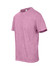 A pink stone wash unisex t-shirt with a simple design. The shirt has short sleeves and a relaxed fit.