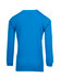 A kid's long sleeve t-shirt in a vibrant blue colour, featuring a plain back and fitted sleeves.