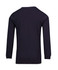 A black long sleeve T-shirt for kids, featuring a simple design and a round neckline.