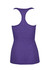 A purple athletic T-back singlet with a fitted design, featuring a smooth back and no visible branding.