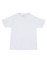 A light grey men's organic cotton T-shirt with a simple design and short sleeves. It features a logo on the label.