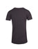 A men's marl V-neck T-shirt in a dark grey colour, featuring a simple design and a logo.