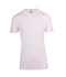 A plain white men's/unisex raw cotton T-shirt with short sleeves and a round neckline.