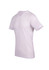 A white raw cotton wave V-neck T-shirt displayed to the side, featuring short sleeves and a simple design.