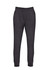Brushed fleece track pants in a dark grey colour, featuring an elastic waistband and side pockets.