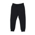 Men's three-layer track pants in black, featuring an elastic waistband and a logo. Ideal for casual wear.