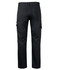 Black cargo pants featuring multiple pockets and a logo on the back. 