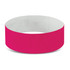 A Tyvek Event Wrist Band in bright pink color, suitable for exhibitions and events.