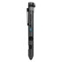 A grey survival stylus pen featuring a clip and textured grip, with a logo on the side.