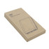 A powerbank box with a minimalist design, featuring a sketch of the OTC 5000mAh powerbank. The packaging is brown.