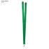 Green polyester lanyard, 20mm wide, featuring a clip and an attachment point, with a logo present.