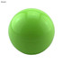A green lip balm ball with a shiny, smooth surface and a modern, spherical shape. It features a logo.