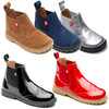 Chipmunks Riley Boys/Girls Kids Infants/Junior Dealer Chelsea Brogue Boots